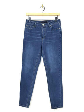 Tahari Women's Dark Blue Skinny Jeans